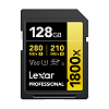 Карта памяти Lexar Professional 1800x UHS-II SDXC 128Gb LEXAR128